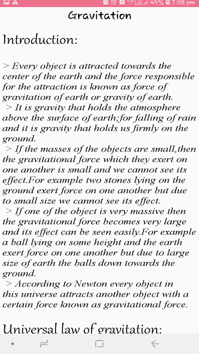 Learn Basic Physics Screen 3