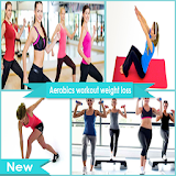 Aerobics workout weight loss icon