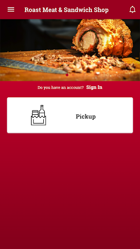 Android application Roast Meat & Sandwich Shop screenshort