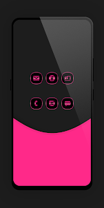 Dazzling Pink Icon Pack