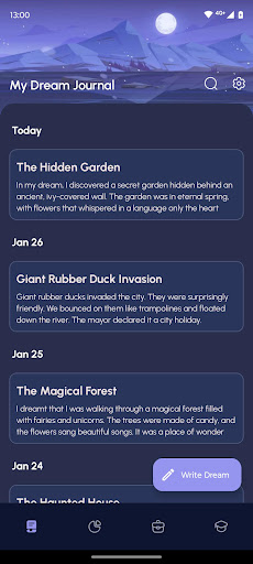 تطبيق Lucidity - Lucid Dream Journal برو0