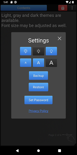 Screenshot of Notepad Pro