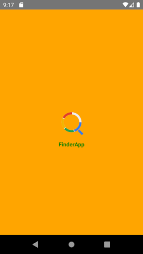 Android application FinderApp screenshort