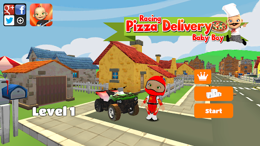 Racing Pizza Delivery Baby Boy  screenshots 2