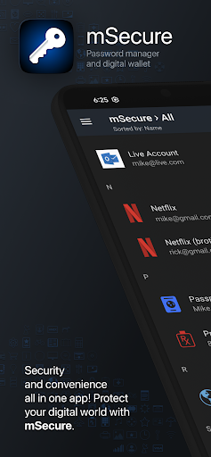 mSecure - Password Manager 1