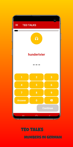 Teo Talks: Numbers in German Screen 3