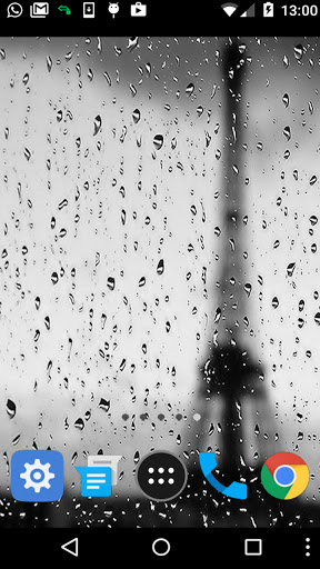 rainy paris live wallpaper Screen 2