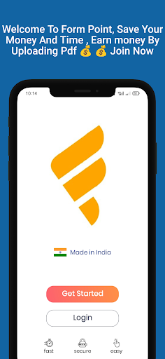 Android application Form Point screenshort