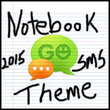 Notebook Paper Go SMS Theme icon