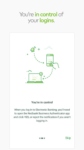 Nedbank Business Authenticator Screen 2