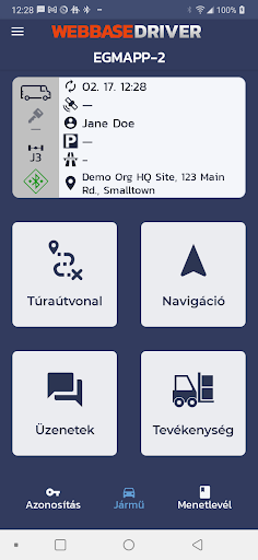 Android application Webbase® Driver screenshort