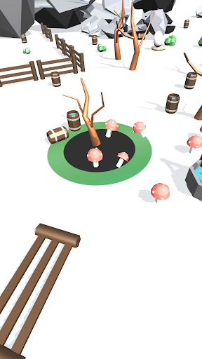 Hole Vacuum 3D Screen 3