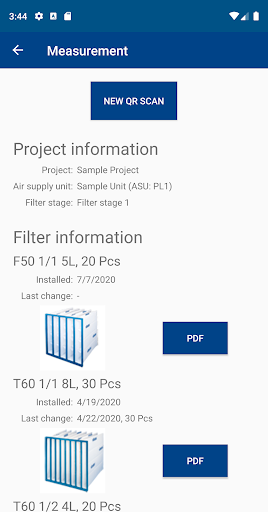 Viledon Process View Screen 2