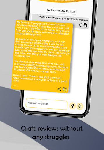 Android application AI Chat powered by GPT screenshort