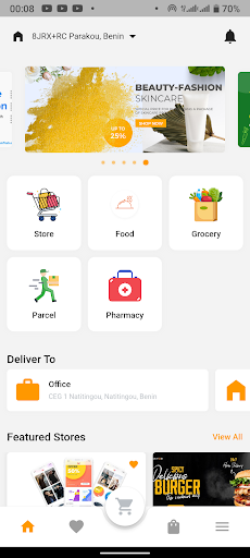 Android application Kidaaga: Order everything screenshort