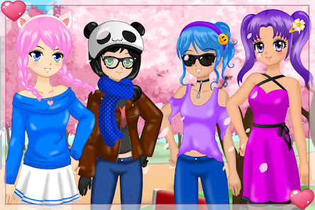 Anime Date Dress Up Girls Game screenshots 1