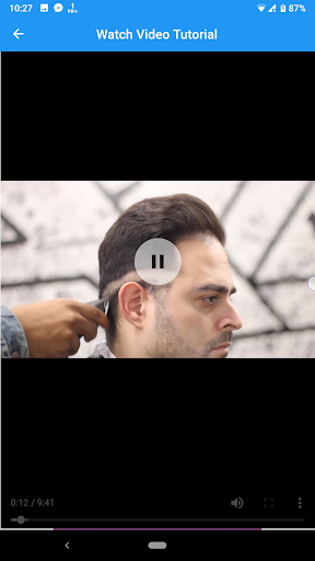 Men haircuts Video tutorials