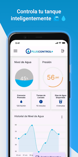 Android application PlusControl - App para Tanques screenshort