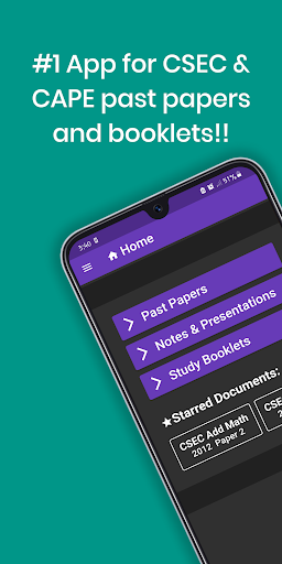 Android application CXC Study Bank screenshort