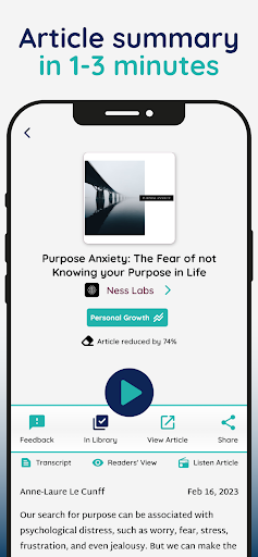 Beseek: Bite-sized Listening Screen 3