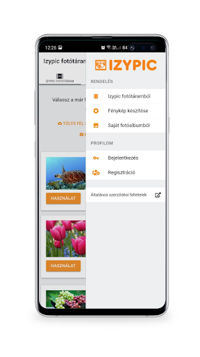 Android application Izypic screenshort