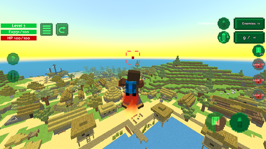 Screenshot 17 Blocky Island Rampage android