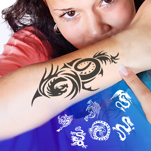 Tattoo Design- Tattoo on Photo Header - AppWisp.com
