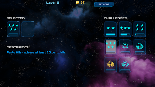 Nymerian Fighter Space Shooter Screen 2
