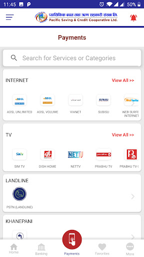 Pacific Smart App Screen 2