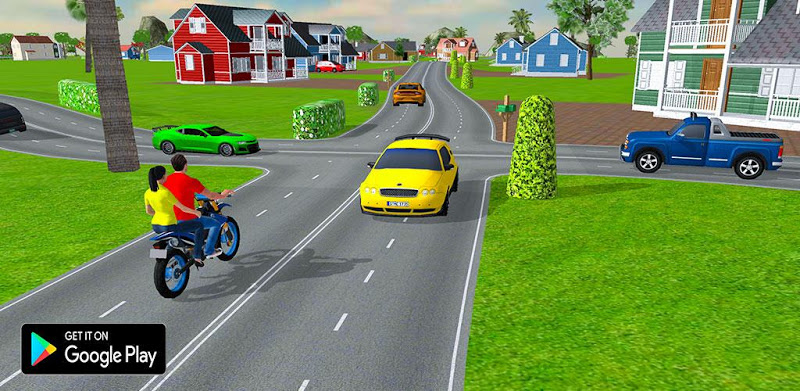 Offroad Bike Taxi Driver: Motorcycle Cab Rider