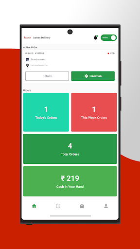 Aatery Delivery Screen 2