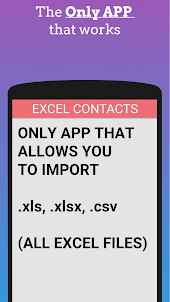 xlsx contact Import Export