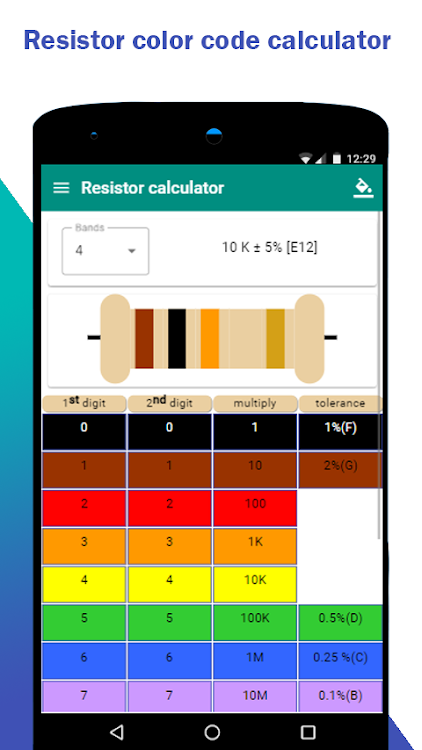 Resistor color code calculator - 2.0.0 - (Android)