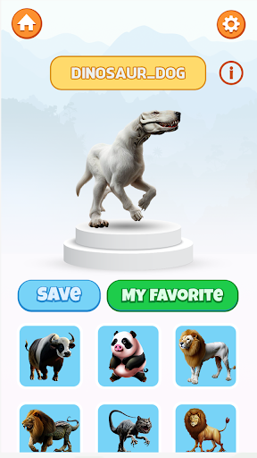 Android application AI Mix Real Animal screenshort
