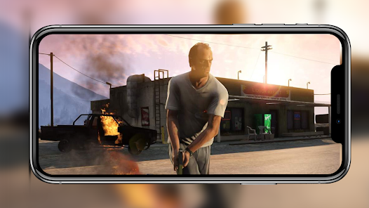 Screenshot 1 GTA 5 Mcpe - Theft Crafts Auto android