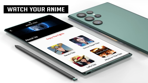Android application anime clips screenshort