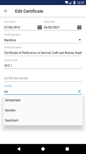 SeaDocs Manager - App for Mariners  Maritime