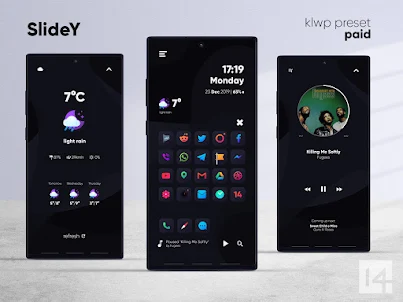 One4KLWP Pro: Paid KLWP walls