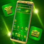 Cover Image of ダウンロード Green Texture Launcher Theme  APK