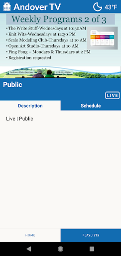 Andover TV Screen 2