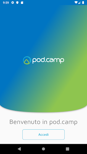 Android application pod.camp mobile screenshort