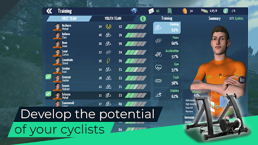 Screenshot of Live Cycling Manager Pro 2024