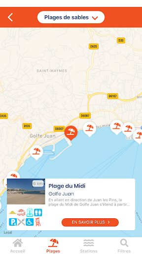 PlagesTV : trouver une plage u Screen 2