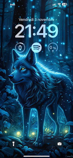 Android application Wild Wolf Wallpapers screenshort