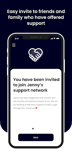 Android application Gather Care screenshort