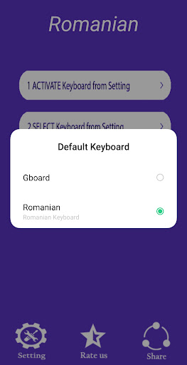 Romanian Keyboard : Easy Roman Screen 3