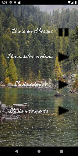 Sonidos de lluvia: relax Screen 2