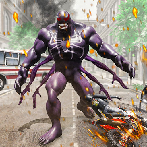 Spider Rope hero Vice Town 3D logo