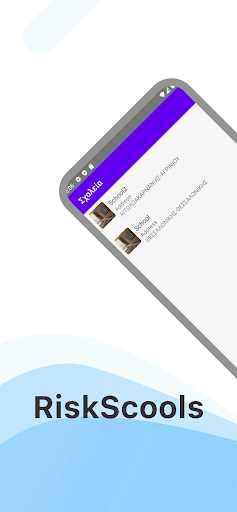 Android application RiskSchools screenshort
