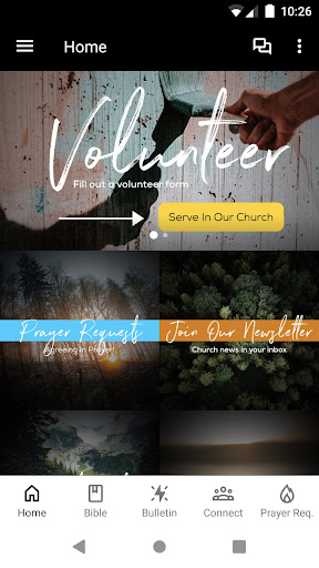 Android application Grandview Church screenshort